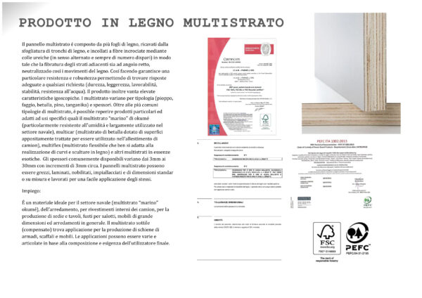 "WOOD SERIES" MOBILE SOSPESO GRIGIO ANTRACITE EFFETTO PIETRA - AB5010 - immagine 5