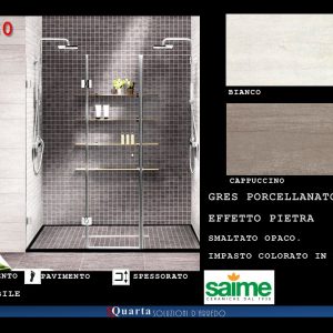 PA220.402 SAIME KALEIDO NATURALE 30x60 CAPPUCCINO  BIANCO