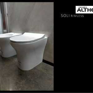 SA221.009 ALTHEA SOLI VASO, BIDET E COPRIVASO SOFT SGANCIO RAPIDO