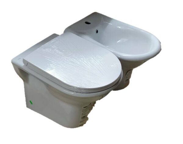 GLOBO_MISURA COPPIA SANITARI SOSPESI VASO BIDET E COPRIVASO SOFT CLOSE - - - SA240.929
