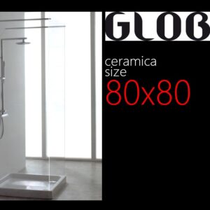 GLOBO PIATTO DOCCIA 80×80  IN CERAMICA