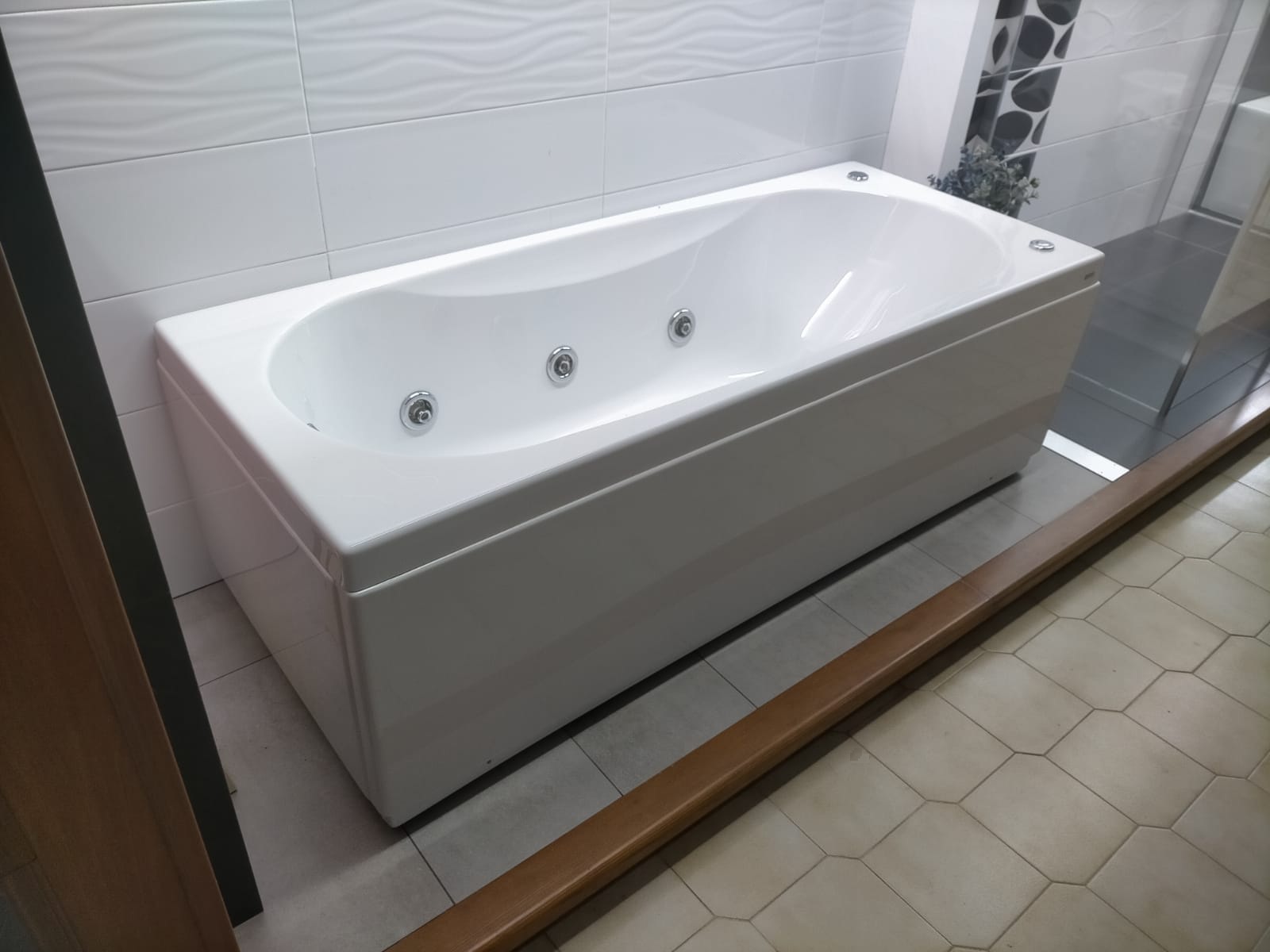 TEUCO - 389 TELMA - VASCA IDROMASSAGGIO 170x70 3PANNELLI CON COLONNA DI SCARICO - immagine 2